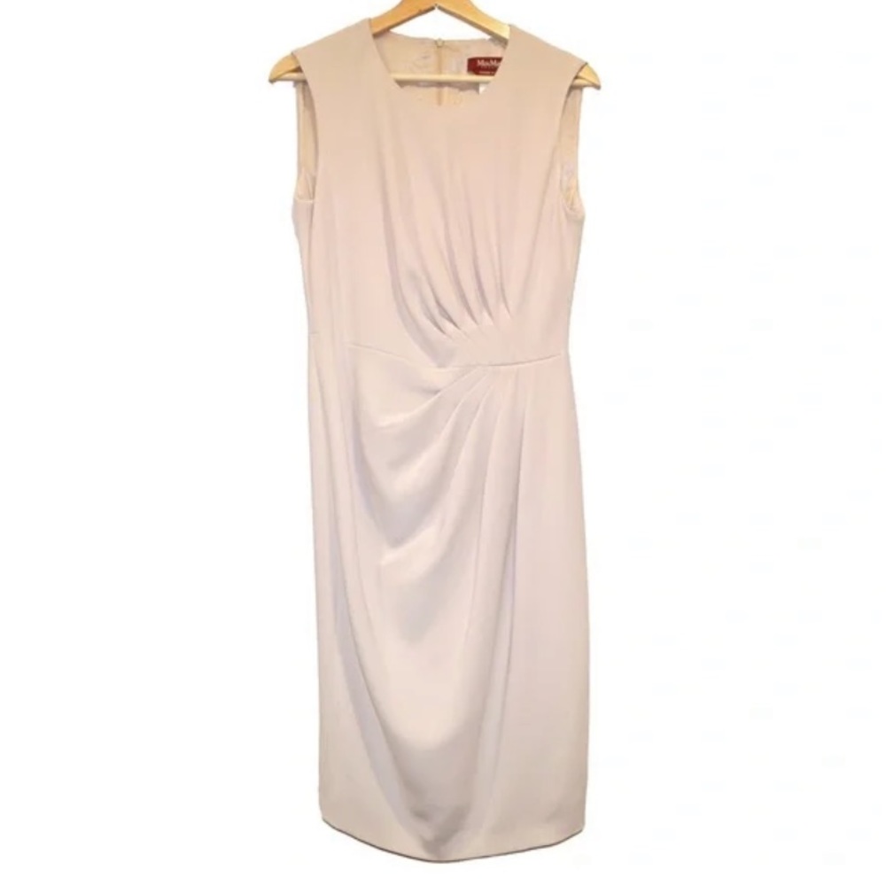 Max Mara Studio Women’s midi Dress Champagne Pink - Size 8
